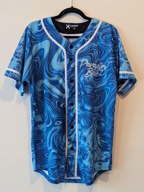 Excision Paradise Blue Baseball Jersey